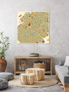 Brooklyn by Jazzberry Blue on GIANT ART - orange vector illustration