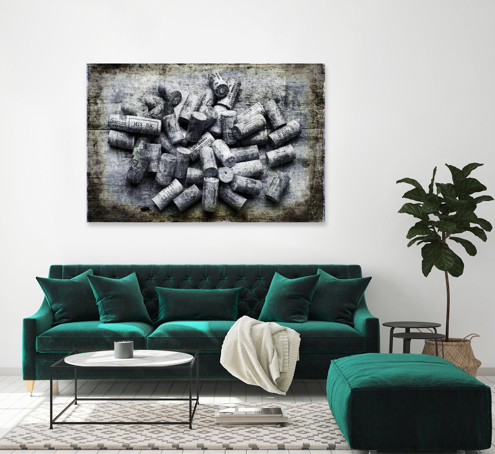 Wine Corks by David Hare on GIANT ART - gray photo illustration