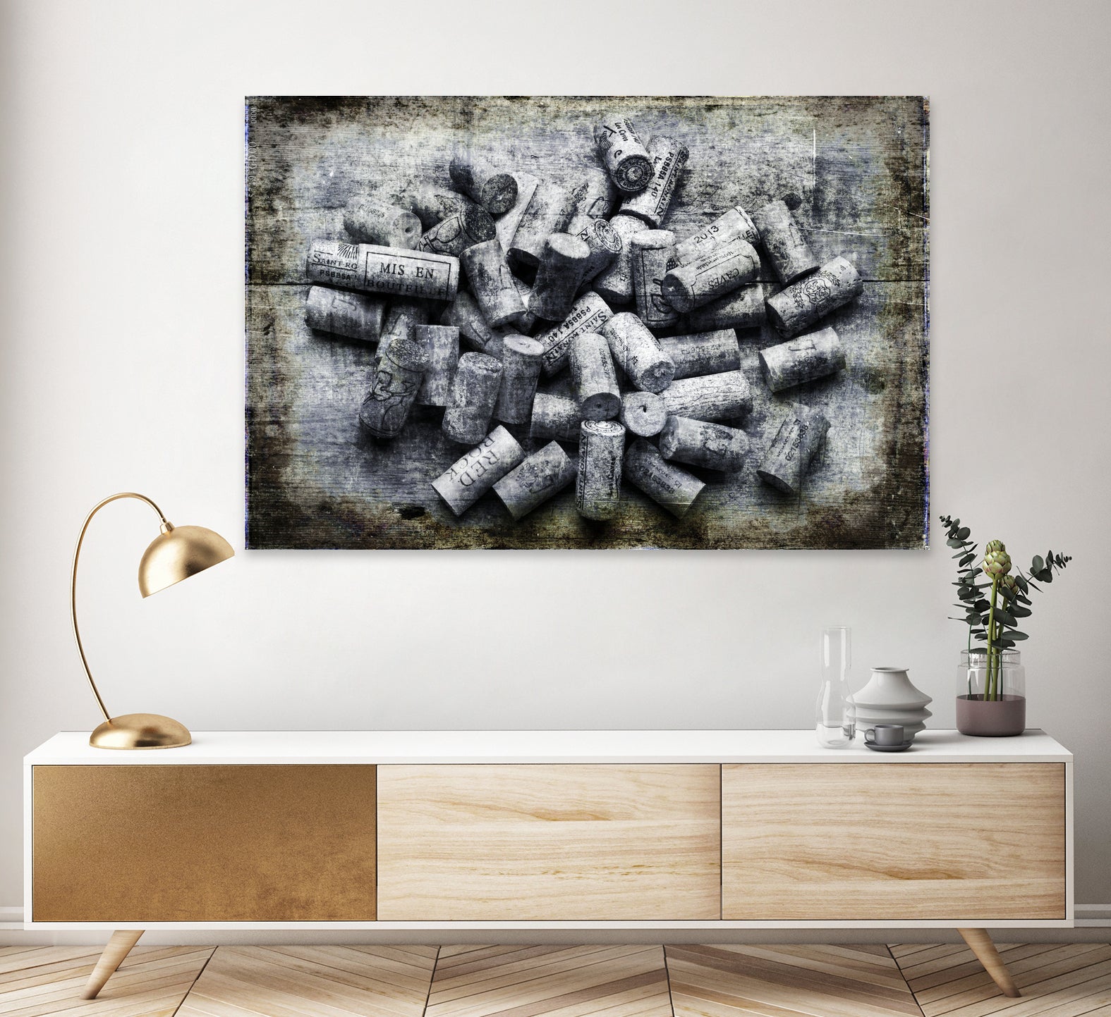 Wine Corks by David Hare on GIANT ART - gray photo illustration