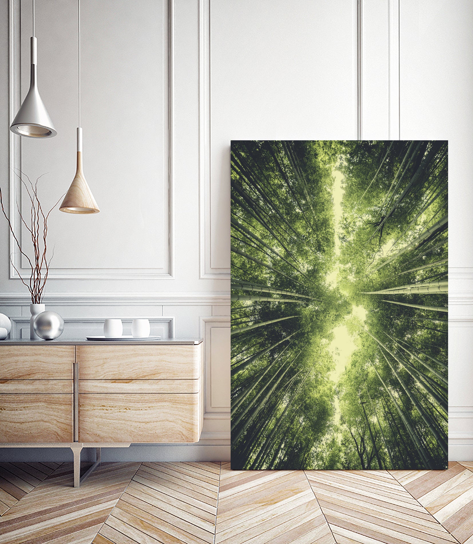 Bamboo Forest II by Pascal Deckarm on GIANT ART - green photo manipulation