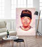 Chance the Rapper by Brandon Spahn on GIANT ART - orange digital painting