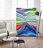 Abstract I / EE by Tenyo Marchev on GIANT ART - blue photo illustration