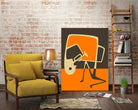 The Blues' Horn by Jazzberry Blue on GIANT ART - orange vector illustration