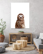Little Sloth by Amy Hamilton on GIANT ART - brown digital painting