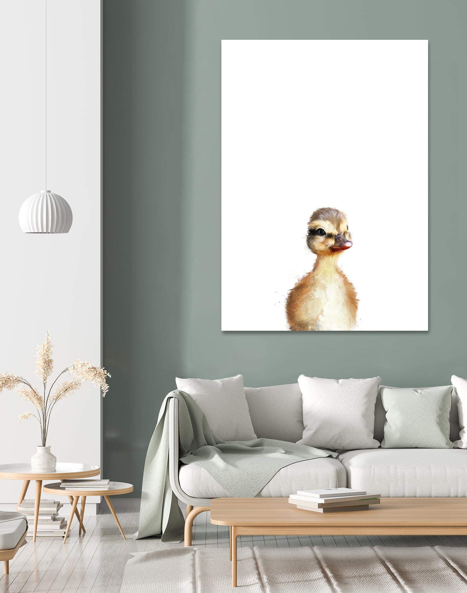 Little Duck by Amy Hamilton on GIANT ART - yellow digital painting