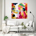 Paint Splatter by Saadana Shanmukam on GIANT ART - pink digital painting