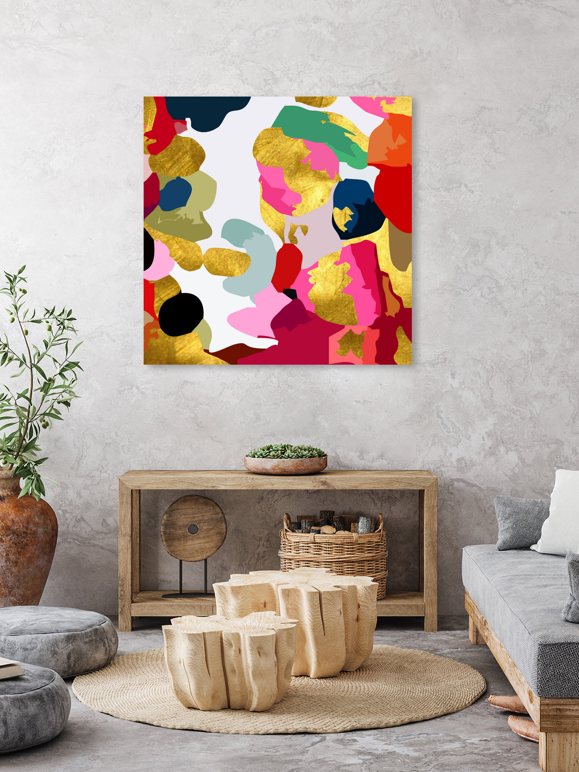 Paint Splatter by Saadana Shanmukam on GIANT ART - pink digital painting