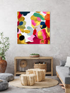 Paint Splatter by Saadana Shanmukam on GIANT ART - pink digital painting