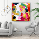 Paint Splatter by Saadana Shanmukam on GIANT ART - pink digital painting