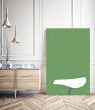 Bicycle Bird Minimal by Nilesh Kulkarni on GIANT ART - green vector illustration