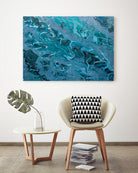 Path of Rays by L. Renee Jones on GIANT ART - blue mixed media