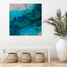 sp by L. Renee Jones on GIANT ART - blue mixed media