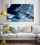 Oceans by L. Renee Jones on GIANT ART - blue mixed media