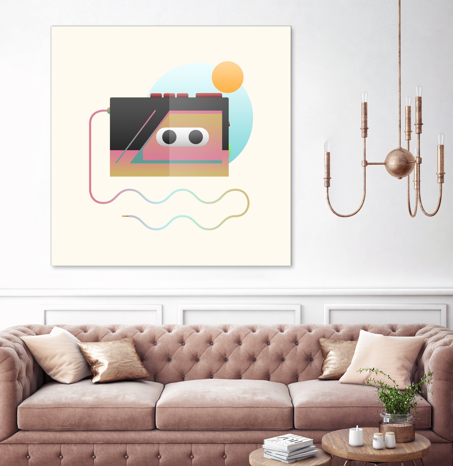 Summer Rhythm by Francisco Moreno on GIANT ART - yellow vector illustration