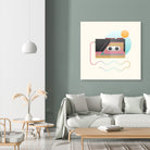 Summer Rhythm by Francisco Moreno on GIANT ART - yellow vector illustration