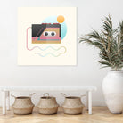 Summer Rhythm by Francisco Moreno on GIANT ART - yellow vector illustration