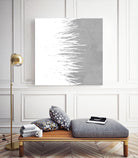Concrete Fringe W On Side by Emeline Tate-Robertson on GIANT ART - gray digital painting