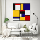 Mondrian De Stijl Art Movement by Saadana Shanmukam on GIANT ART - yellow digital drawing