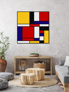Mondrian De Stijl Art Movement by Saadana Shanmukam on GIANT ART - red digital drawing