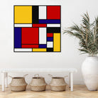 Mondrian De Stijl Art Movement by Saadana Shanmukam on GIANT ART - red digital drawing