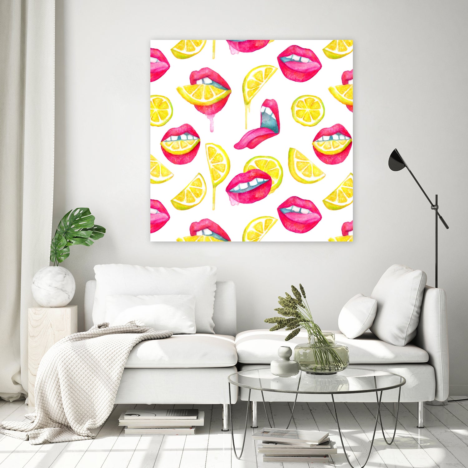 Don't Kill My Vibe by Sabrina Pearcy on GIANT ART - pink mixed media