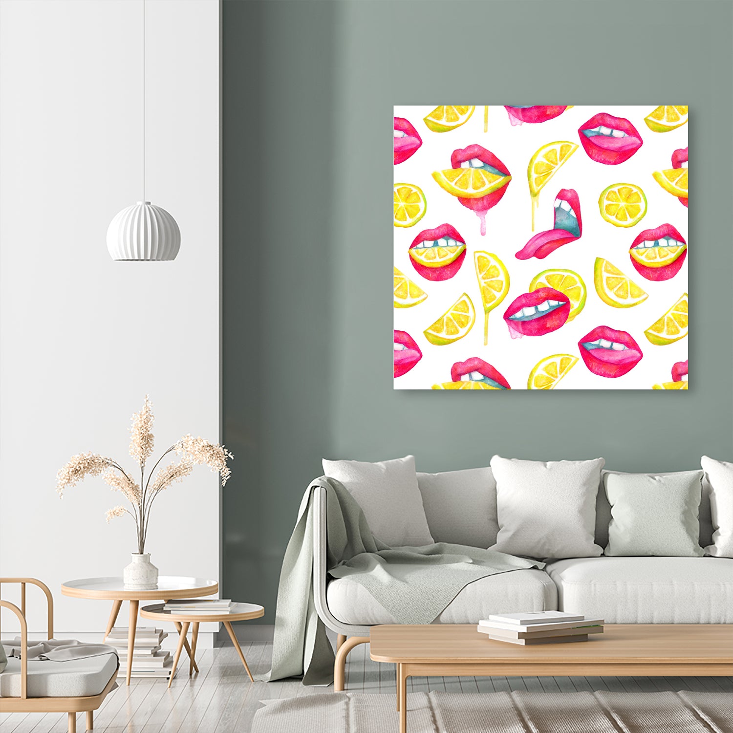 Don't Kill My Vibe by Sabrina Pearcy on GIANT ART - pink mixed media