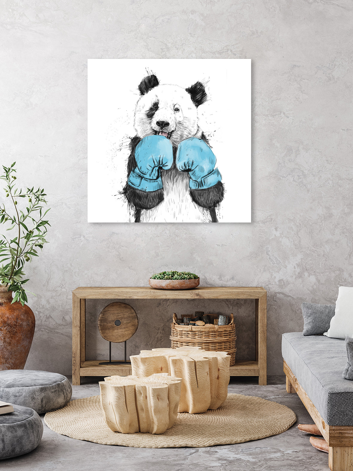 The Winner by Solti Balázs on GIANT ART - blue digital painting