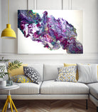 mardi gras by L. Renee Jones on GIANT ART - fuchsia mixed media