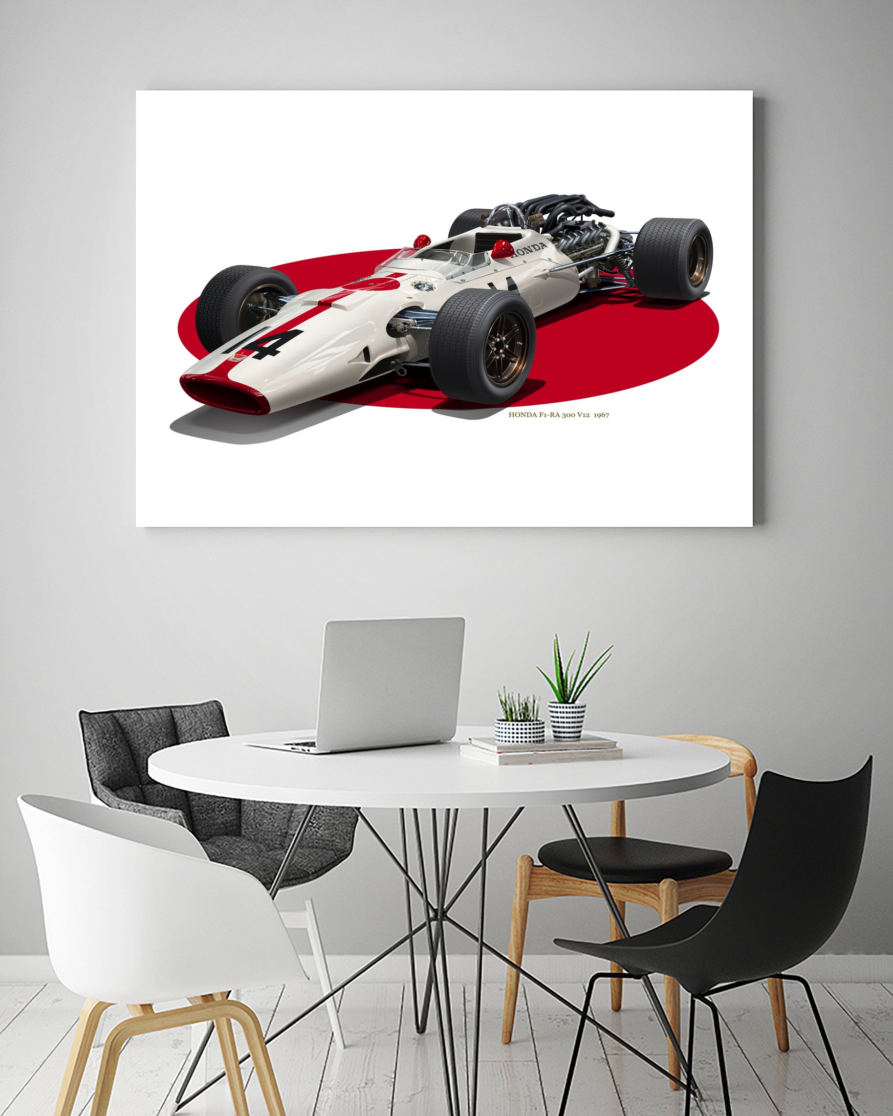 Honda F1 RA300 by Yassuo Igai on GIANT ART - red digital drawing