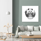 Punk Panda by Ronny Petrus Johannes Kools on GIANT ART - black character design