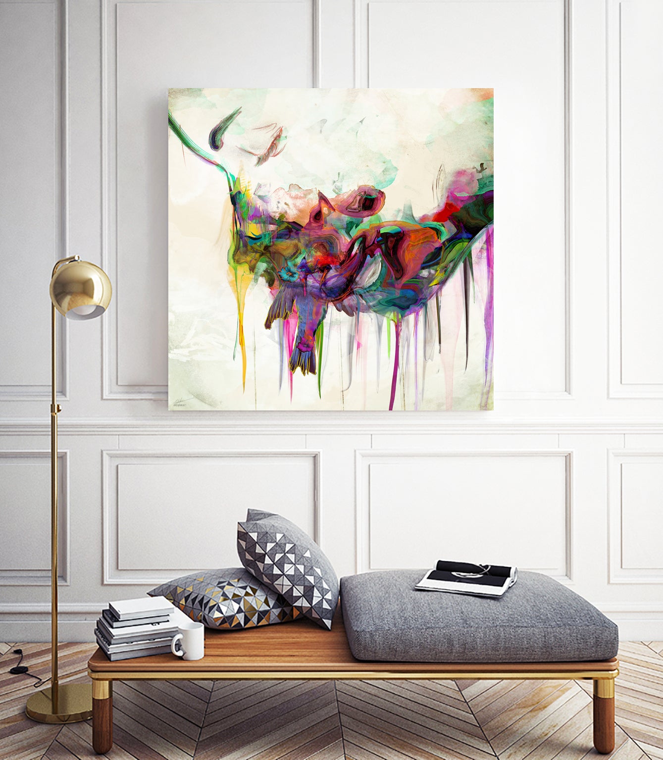 State of Being by Archan Nair on GIANT ART - white digital painting