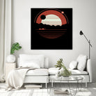 Solitude by Rick Crane on GIANT ART - red vector illustration