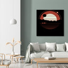 Solitude by Rick Crane on GIANT ART - red vector illustration