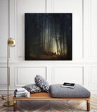 end of night by Dirk Wüstenhagen on GIANT ART - blue photo illustration