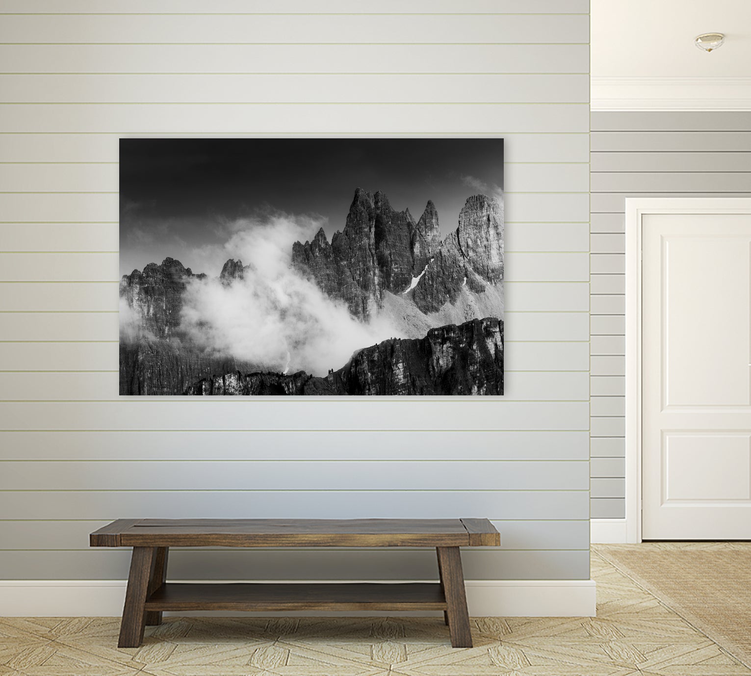 Rising Cloud in the Dolomites by Gabor Boszormenyi on GIANT ART - white photo illustration