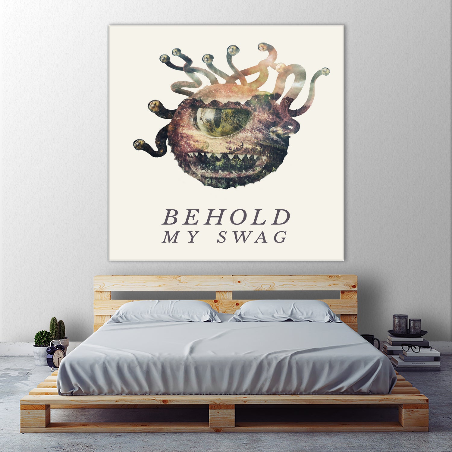 Behold My Swag by Andy Wynn on GIANT ART - red character design