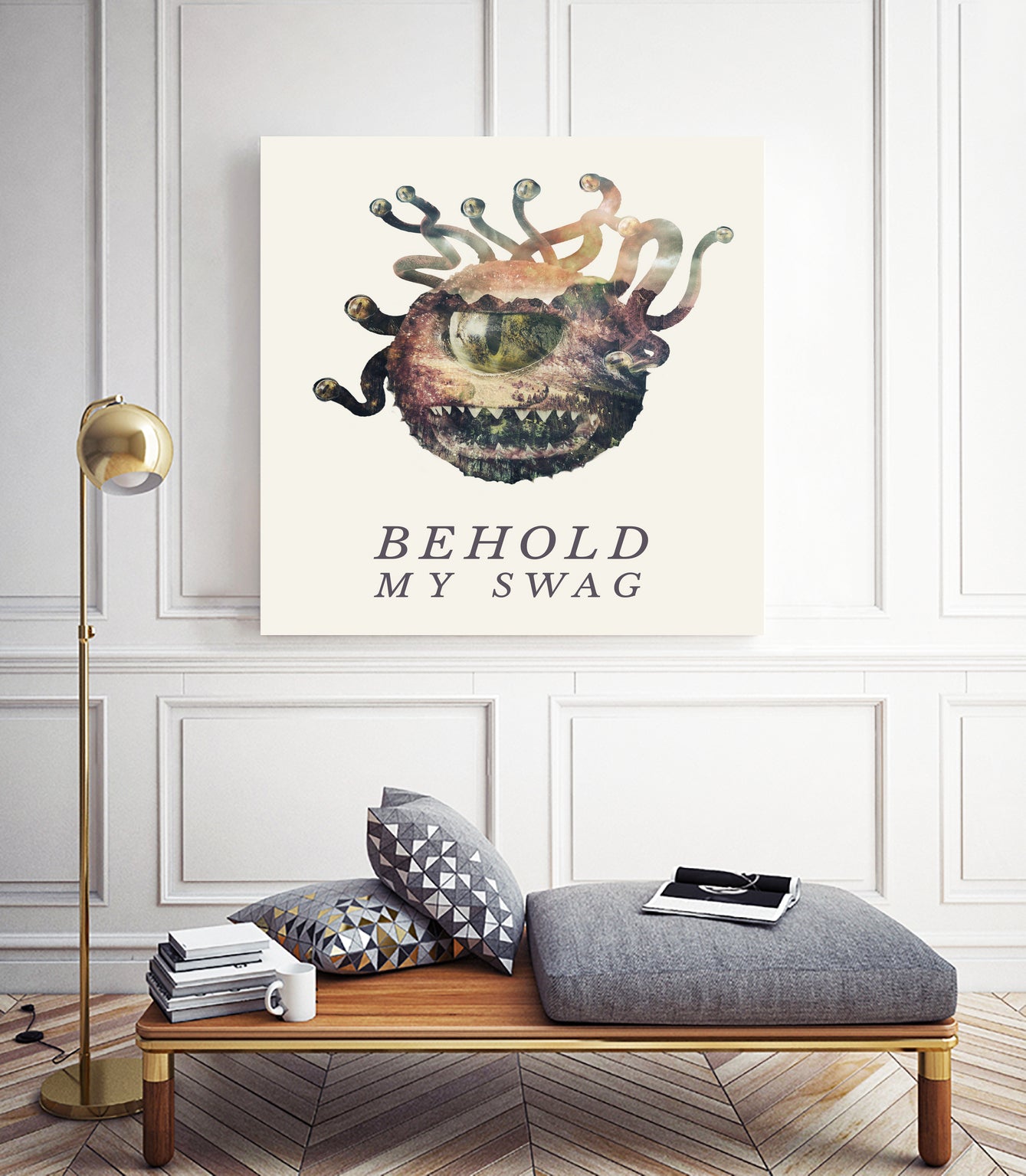 Behold My Swag by Andy Wynn on GIANT ART - red character design