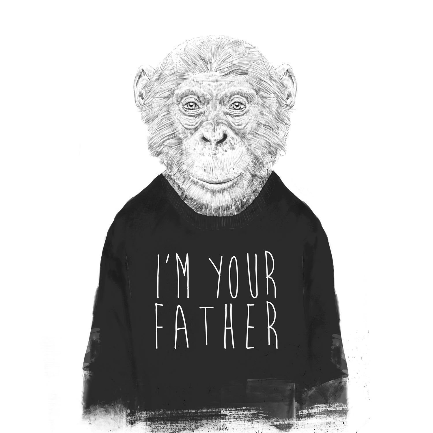 I'm your father by Solti Balázs on GIANT ART - white digital drawing