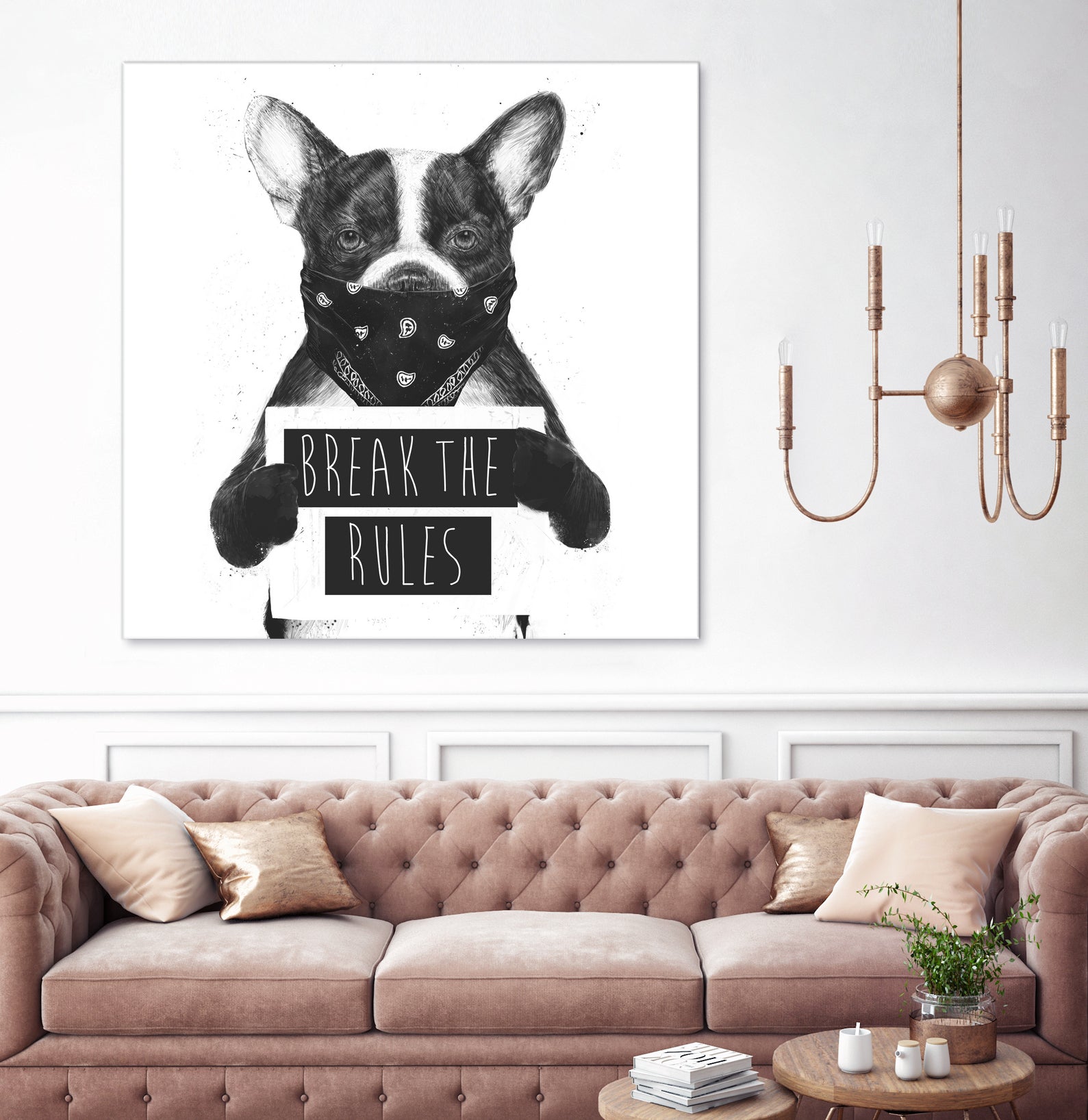 Rebel dog by Solti Balázs on GIANT ART - white digital drawing