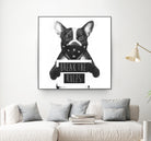 Rebel dog by Solti Balázs on GIANT ART - white digital drawing