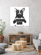 Rebel dog by Solti Balázs on GIANT ART - white digital drawing