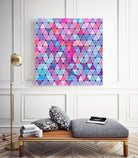 Lovely geometric #13 by Amir Faysal on GIANT ART - pink digital drawing
