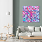 Lovely geometric #13 by Amir Faysal on GIANT ART - pink digital drawing
