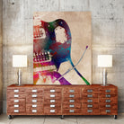 guitar art 6 by Justyna Jaszke on GIANT ART - red digital painting