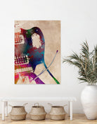 guitar art 6 by Justyna Jaszke on GIANT ART - red digital painting