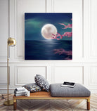 Luna by Elena Bragioto on GIANT ART - blue digital painting