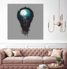 Big city lights by Solti Balázs on GIANT ART - black digital painting