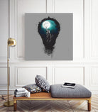 Big city lights by Solti Balázs on GIANT ART - black digital painting