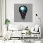 Big city lights by Solti Balázs on GIANT ART - black digital painting