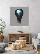 Big city lights by Solti Balázs on GIANT ART - black digital painting